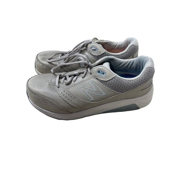 New Balance Women's 928 V3 Lace-up Walking Shoe Wide Width Size 9.5 Tan/Gray - Picture 7 of 11